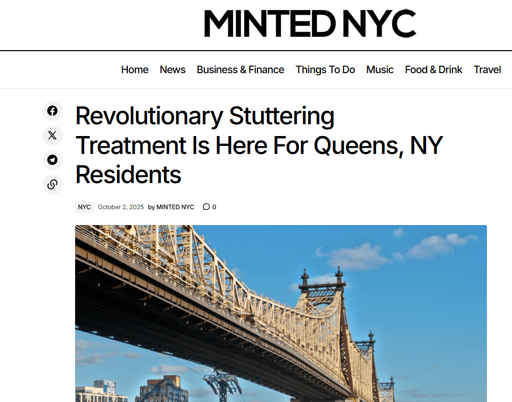 Press 7 Minted NYC - Stuttering Treatment Queens NY