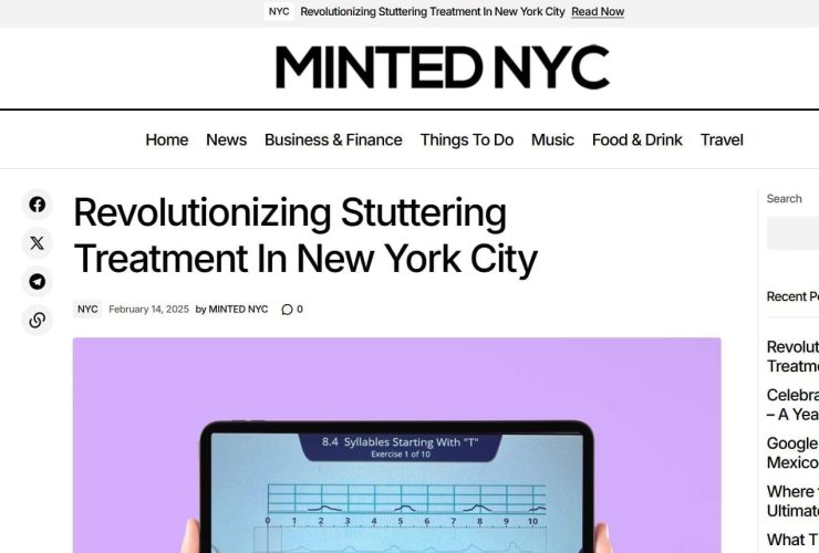 MintedNYC.com - Dr. Fluency USA Stuttering Treatment